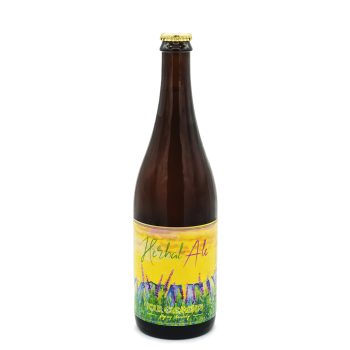 herbal ale bottle product photo